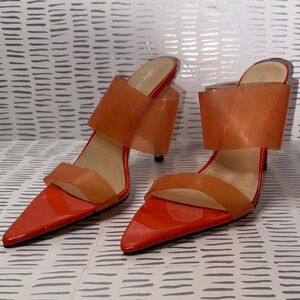 Stylish Orange Women's Mules